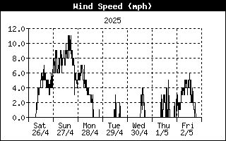 Wind Speed 10-min average