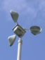 Cup counter anemometer.