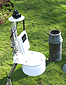 Automatic garden weather station and natural siphon autographic raingauge.