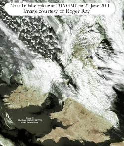 Noaa 16 image courtesy of Roger Ray.